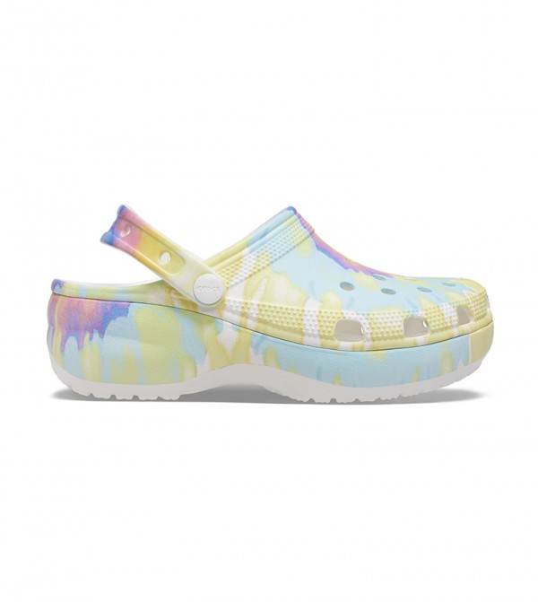 Classic Platform Tie Dye Graph Clog 