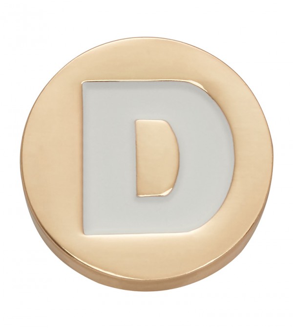 Gold Letter D