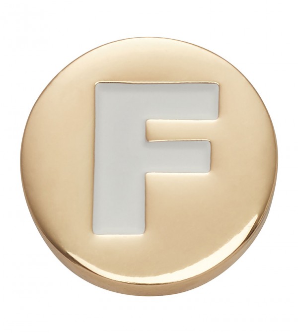 Gold Letter F