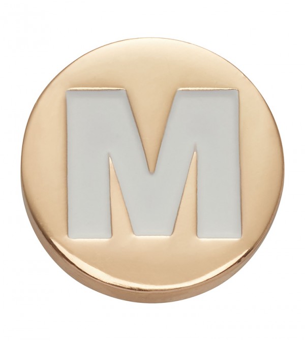 Gold Letter M