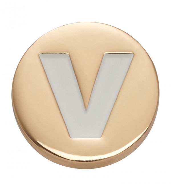 Gold Letter V