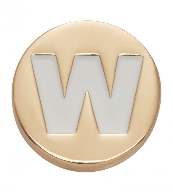 Gold Letter W