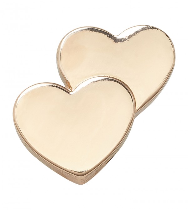 Gold Double Heart