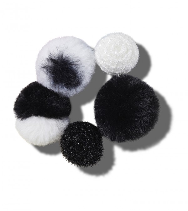 Black and White Puff 5 Pack