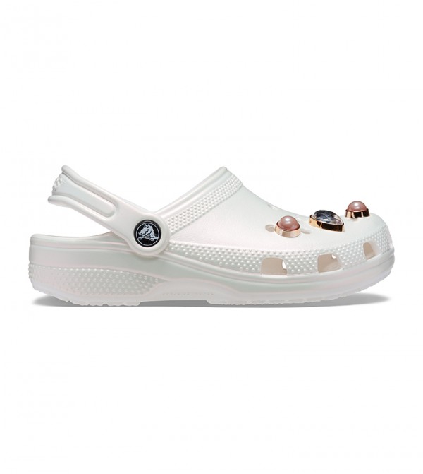 Toddlers Classic Crystals Pearls Clog