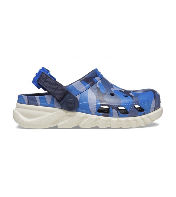 Blue camo outlet crocs