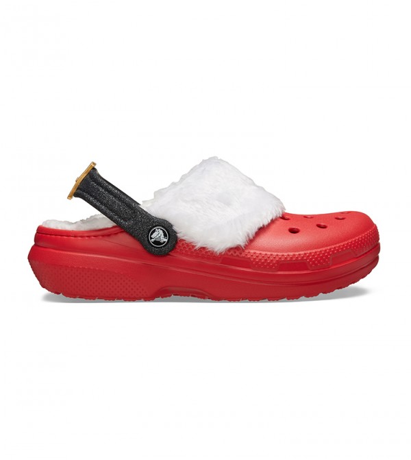 Classic Lined Santa Clog 