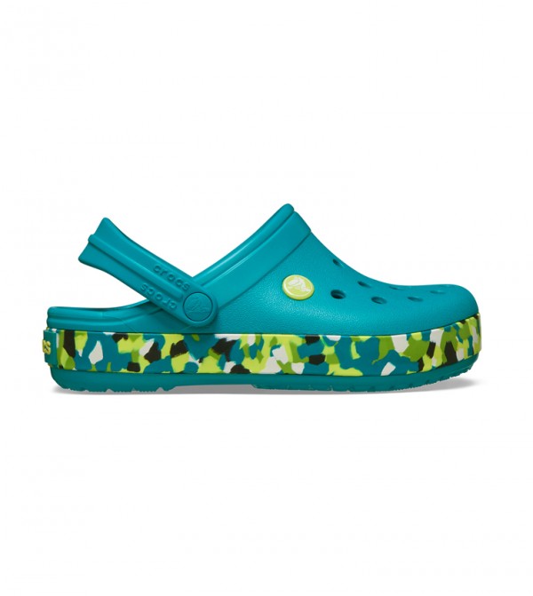 Kids' Crocband Glow Confetti Band Clog