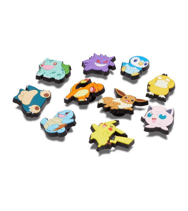 Crocs Pack of 5 Elevated Pokemon Jibbitz