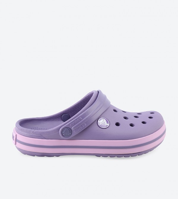 Crocband Purple Clogs 