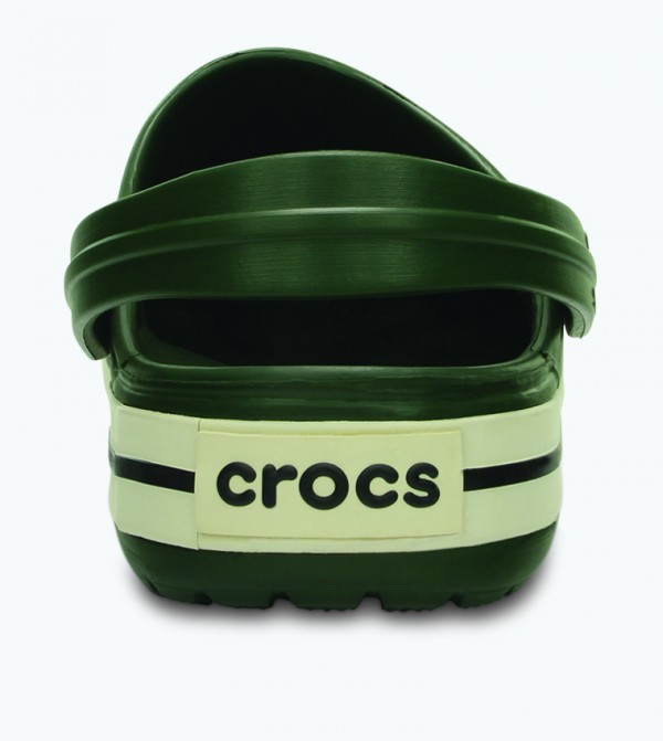 Forest green crocs discount