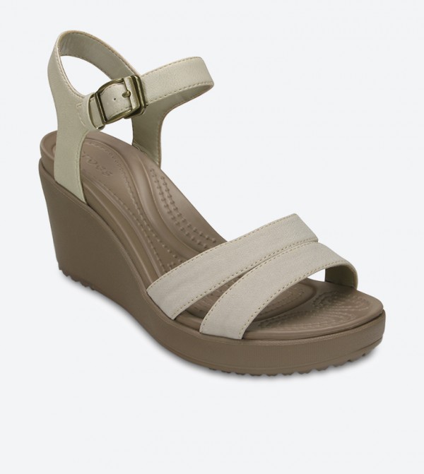 Crocs Leigh Ii Ankle Strap Wedge Sandals 6TH STREET.COM