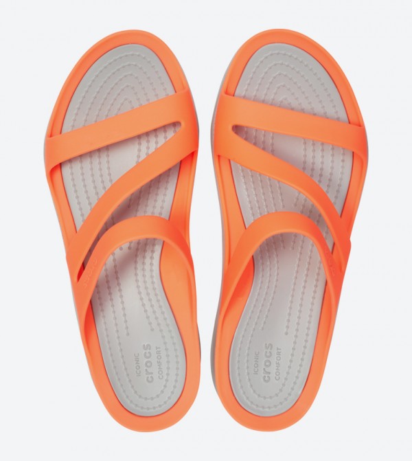 Bright orange crocs shops