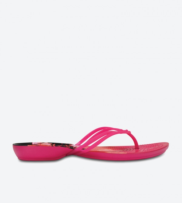 Isabella Graphic Flip Flops - Candy Pink 204196-6JS