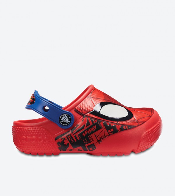 Spiderman Lights Clogs - Red