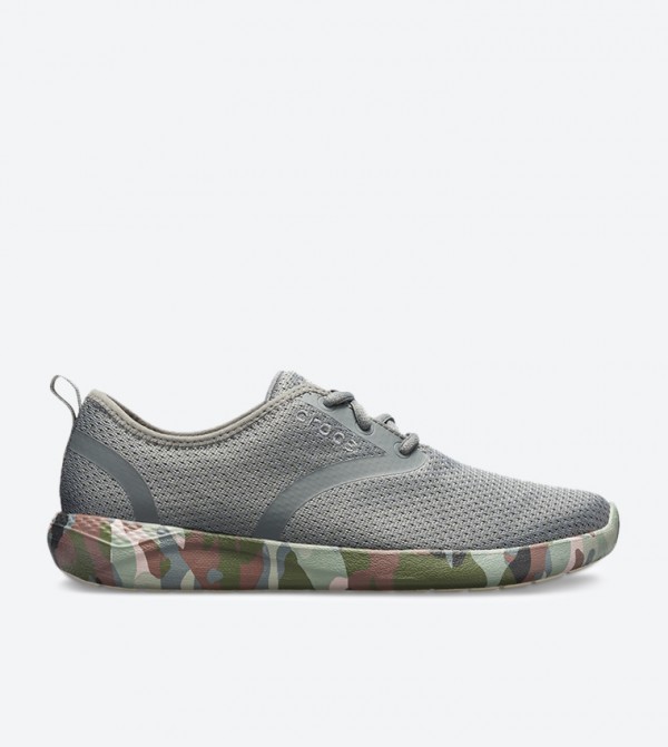 Literide Lace-Up Sneakers - Grey 205104-0EI