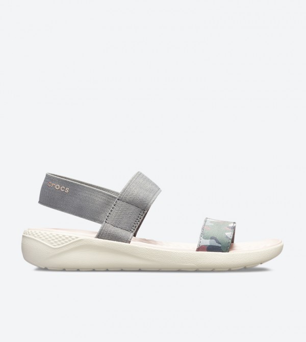 Literide Graphic Sandals - Grey 205375-0E9