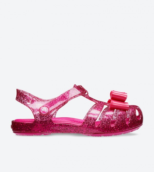 Crocs Isabella Bow Details Sandals - Pink 205382-6X0