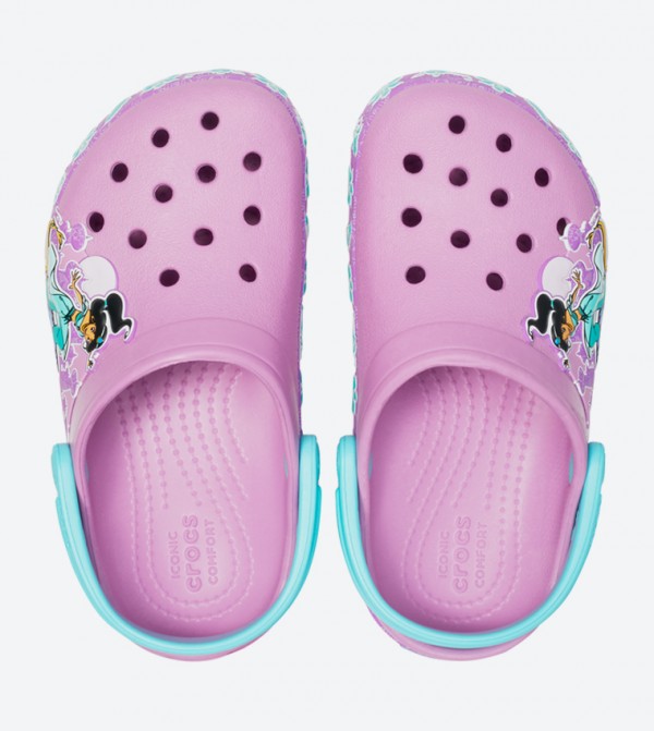 Crocs | Fun Lab Graphic Jasmine Band Clogs | 6TH STREET.COM