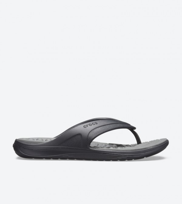 Reviva V-Strap Round Toe Flip Flops - Black 205545-0DD