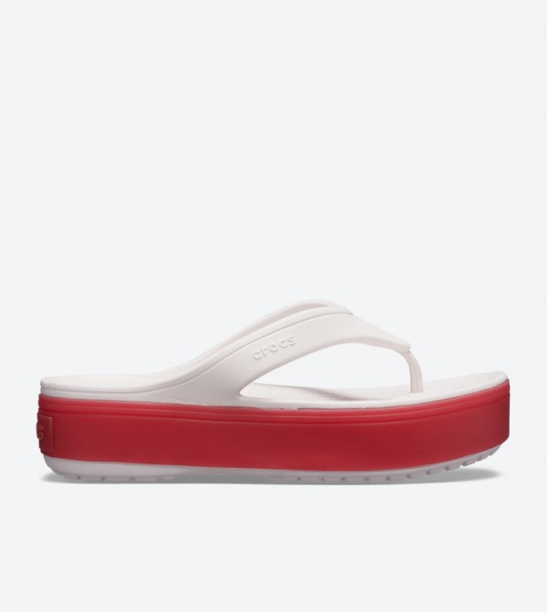 Crocband Platform Round Toe Flip Flops - Light Pink 205681-6QB