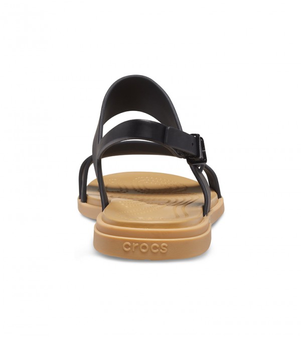 Crocs Tulum Sandal White CROCS Tulum Open Toe Flat Gray Snake