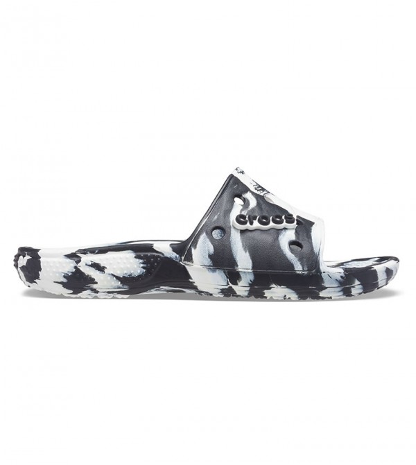 【CROCS】 CLASSIC MARBLED ICON SLIDE MEN (2COLORS) Classic Marbled Slide 2.0 - Crocs