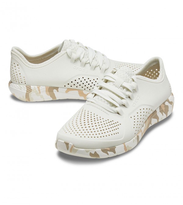 ペ*コ様 ナイルクロコダイル Crocs Lite Ride Printed Camo Pacer M 207286 - Wellbie