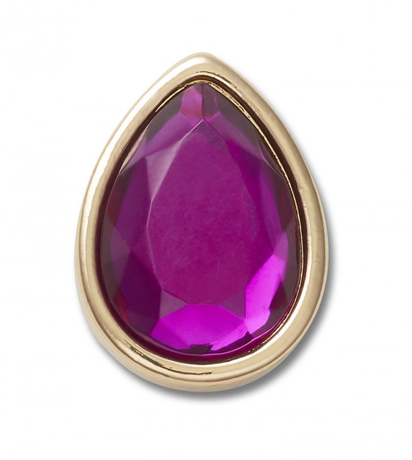 Purple Tear Drop Gem