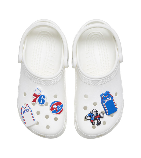 Crocs Philadelphia 76ers, M9/W11, NWT‎ CROCS NBA Philadelphia 76ers Classic Clog Shoes  main image 3