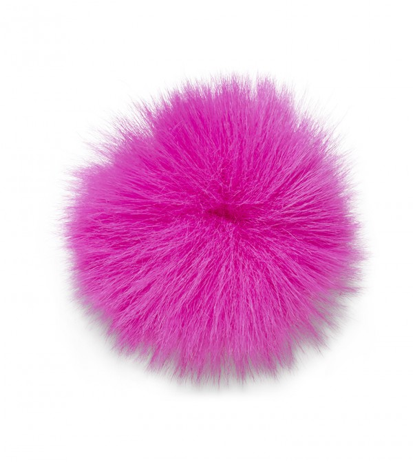 Neon Mini Pink Puff Ball