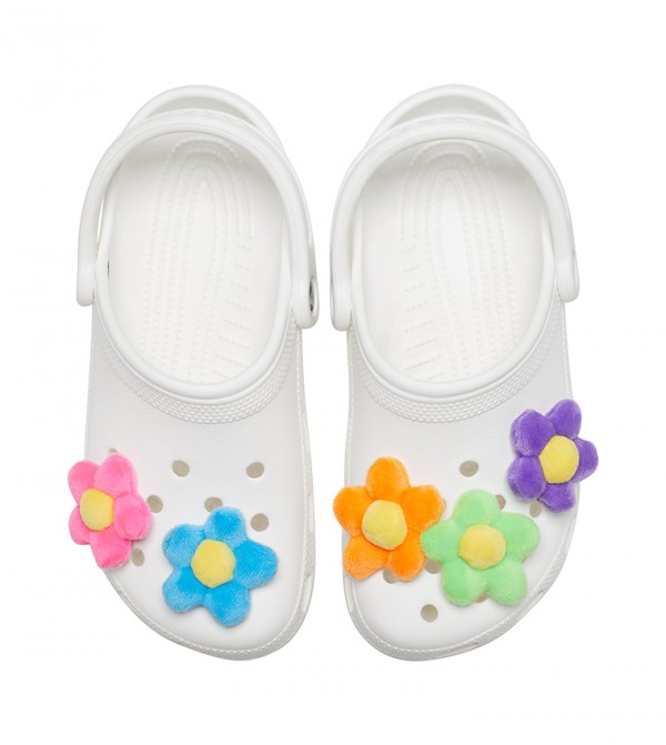 Flower crocs best sale