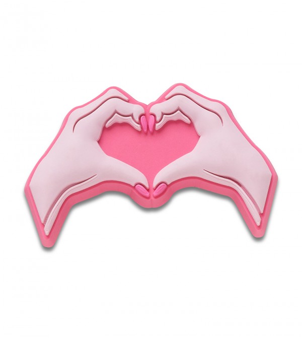 Pink Heart Hands