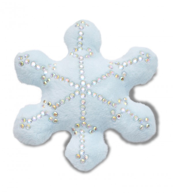 Plush Studded Snowflake