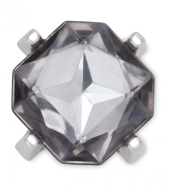Charcoal Square Gem