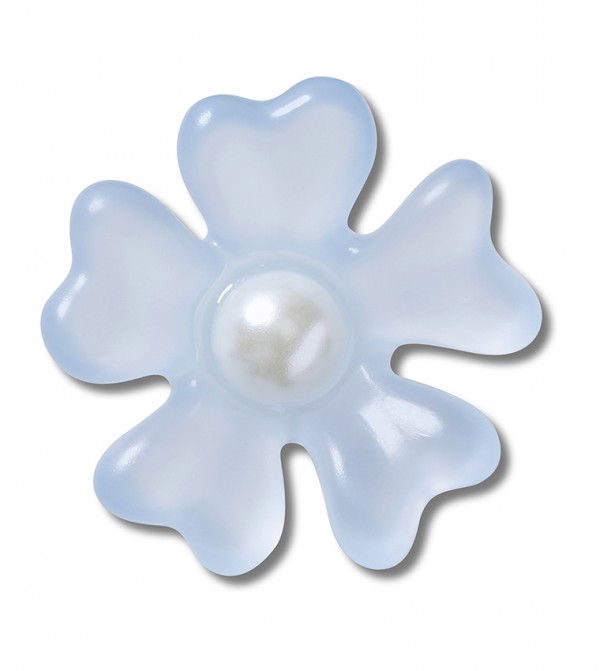 Blue Frost Matte Pearl Flower