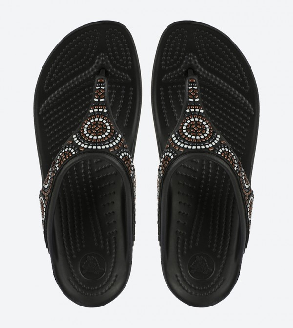 Crocs Sloane Beaded Flip Flops