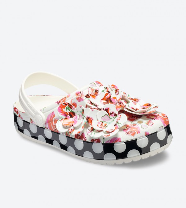 Crocs CB Timeless Clash Roses Embroidered Clogs