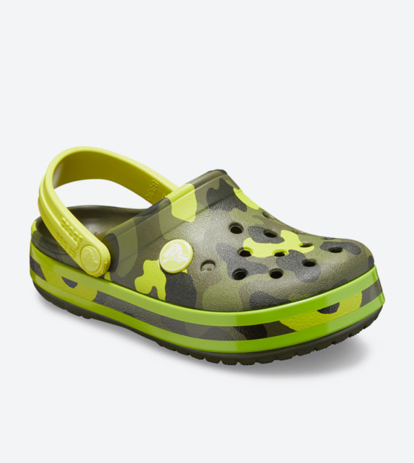 Crocs | Crocband Multi Graphic Round Toe Clogs | Crocs display picture 2