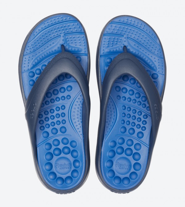 Crocs Reviva V Strap Round Toe Flip Flops Crocs