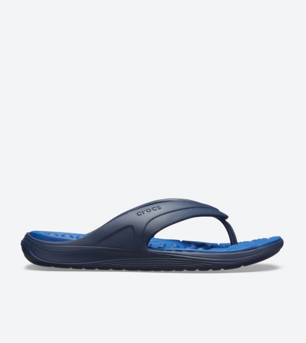 Crocs Reviva V Strap Round Toe Flip Flops Crocs