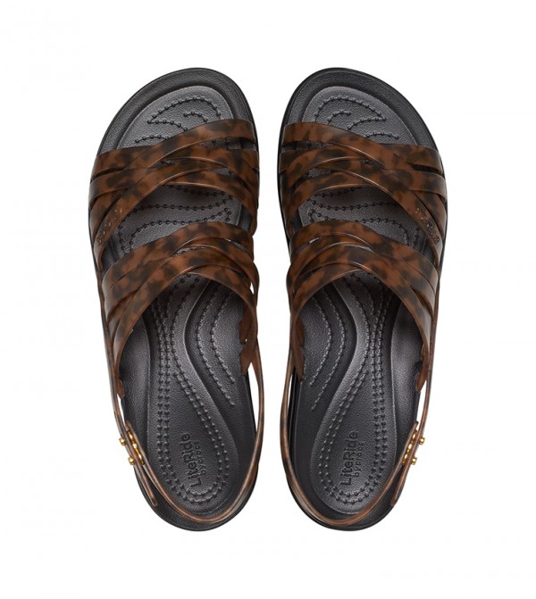 crocs brooklyn wedge tortoise