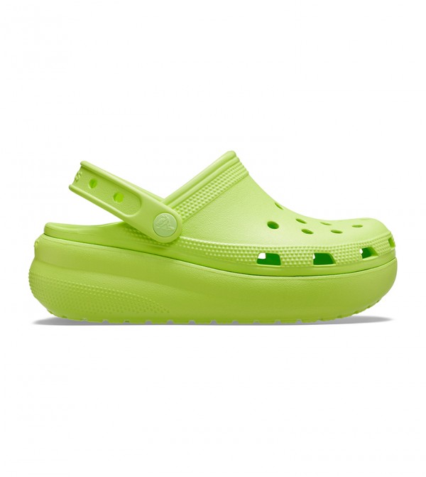 Neon green best sale crocs with fur