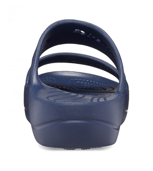 Navy blue fashion platform crocs