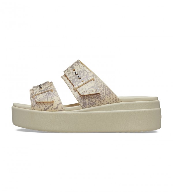 Crocs | Women's Brooklyn Buckle Low Wedge | Crocs