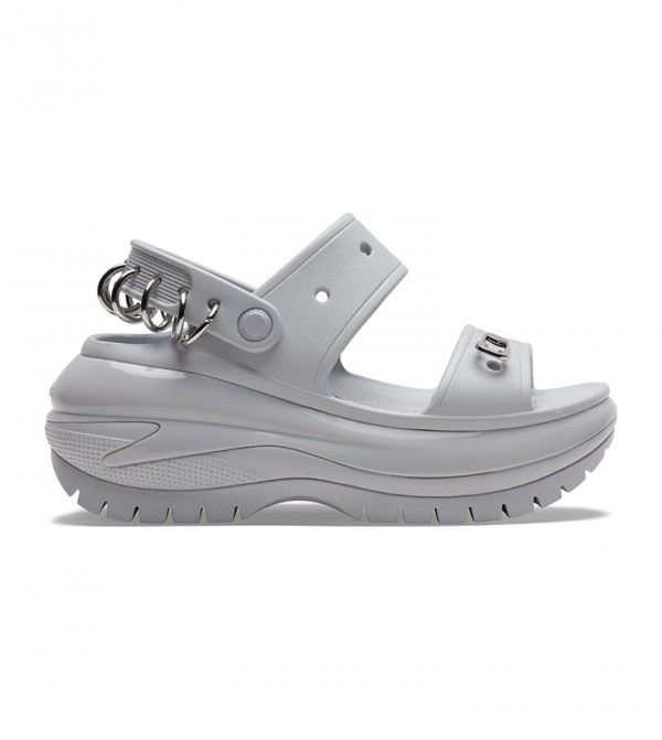 crocs ☆ Classic Mega Crush Sandal Grey Crocs Mega Crush Grey Sandals Women's Size 10 | eBay
