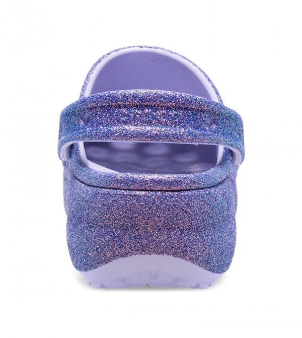 Platform Iridiscent Glitter Clog