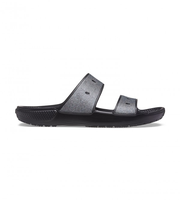 Crocs | Classic Croc Glitter II Sandal Blk | Crocs