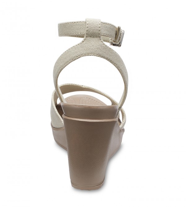 Crocs Leigh II Cross-Strap Ankle Wedge