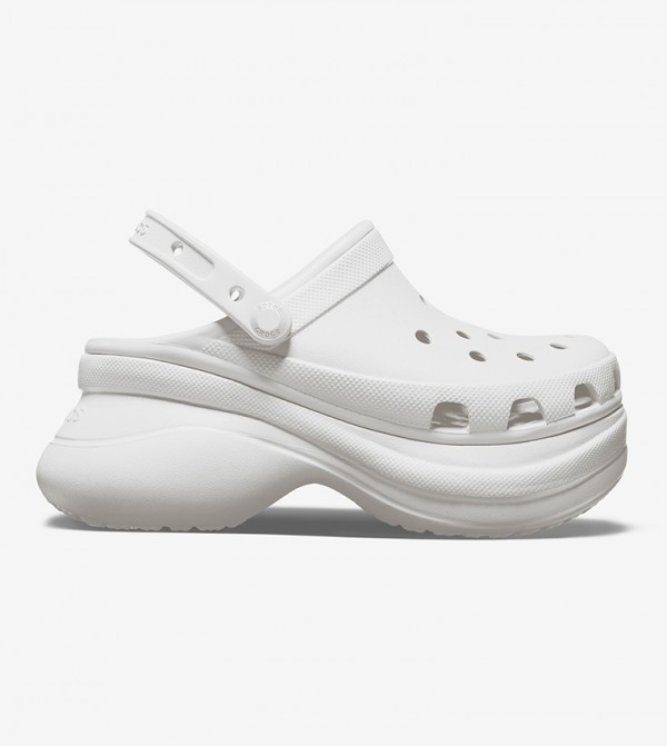 crocs bae clogs white